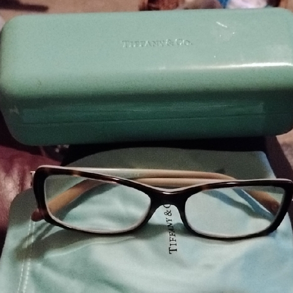 Vintage Tiffany & Co. Eyeglasses, Hard And Soft Case - Picture 1 of 3